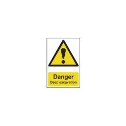 Scan Danger Deep Excavation PVC 400 X 600mm