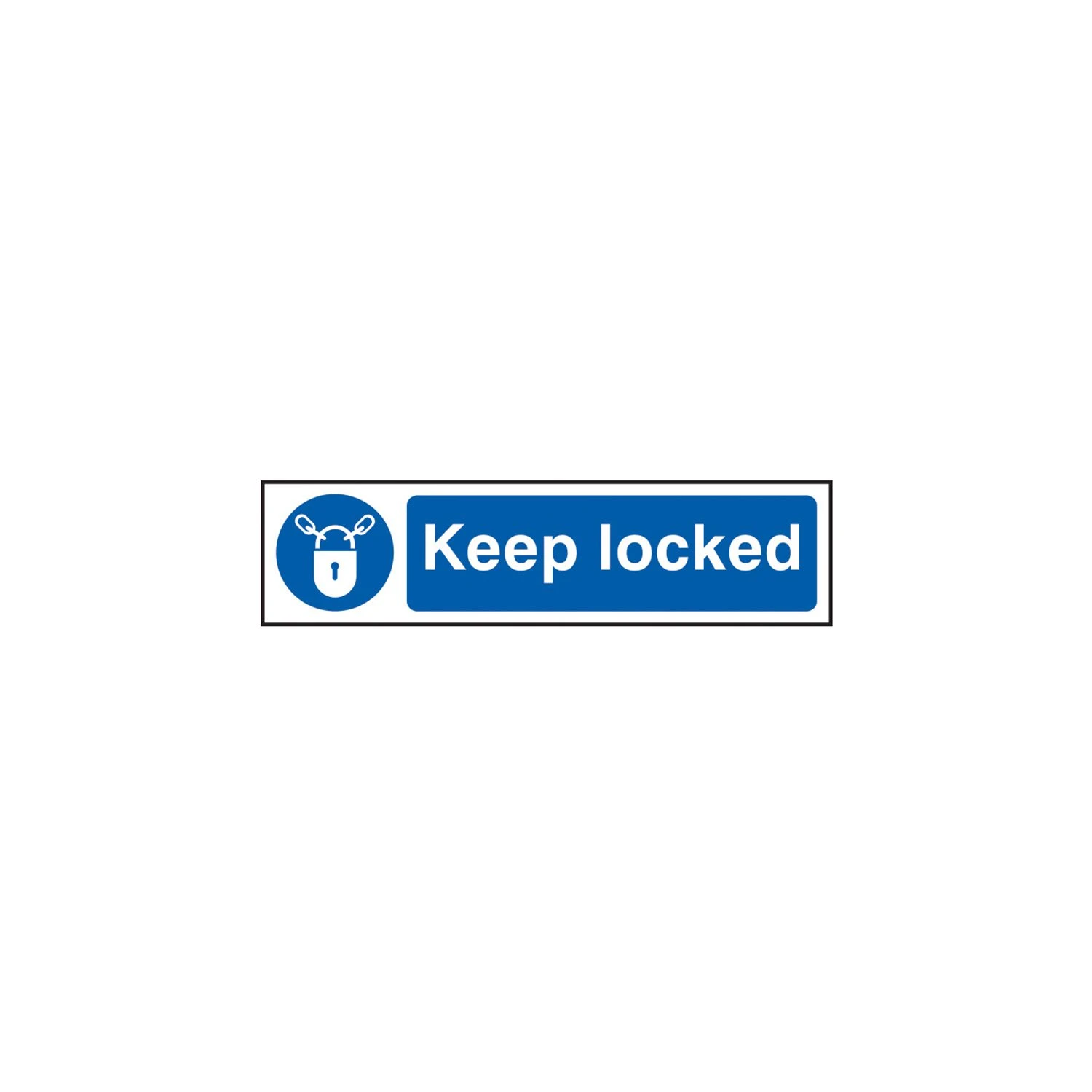 Scan Keep Locked - PVC 200 X 50mm - Image 2