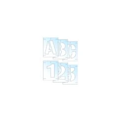 Scan Letter & Number Stencil Kit 25mm