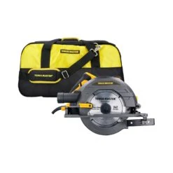 TOUGH MASTER® Circular Saw 1400 W 220-240V 185mm With Parallel Guide, Vacuum Cleaner Adaptor & Tool Bag